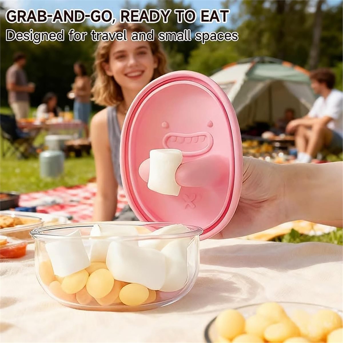 Food Snacks For School - KSOL No-Dirty-Hand Snack Storage Box Food