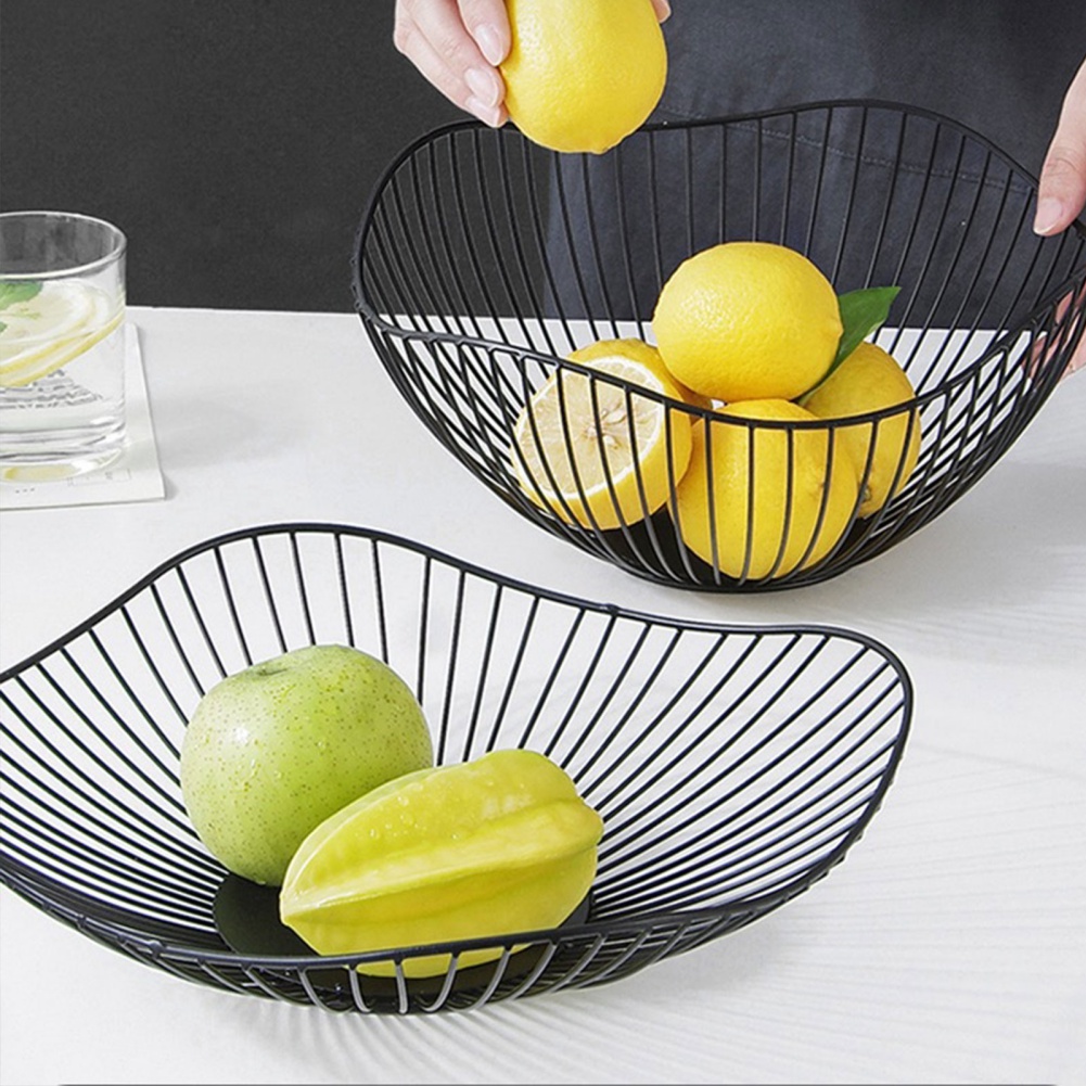 Food Snacks With Iron - Metal Fruit Basket Simple Fruit Basin