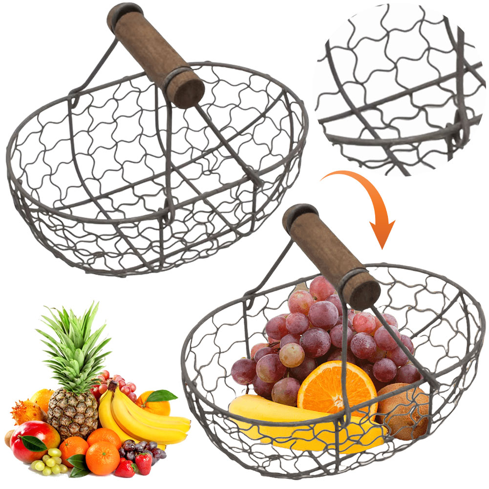 Food Snacks With Iron - Iron Snack Fruit Plate with Wooden
