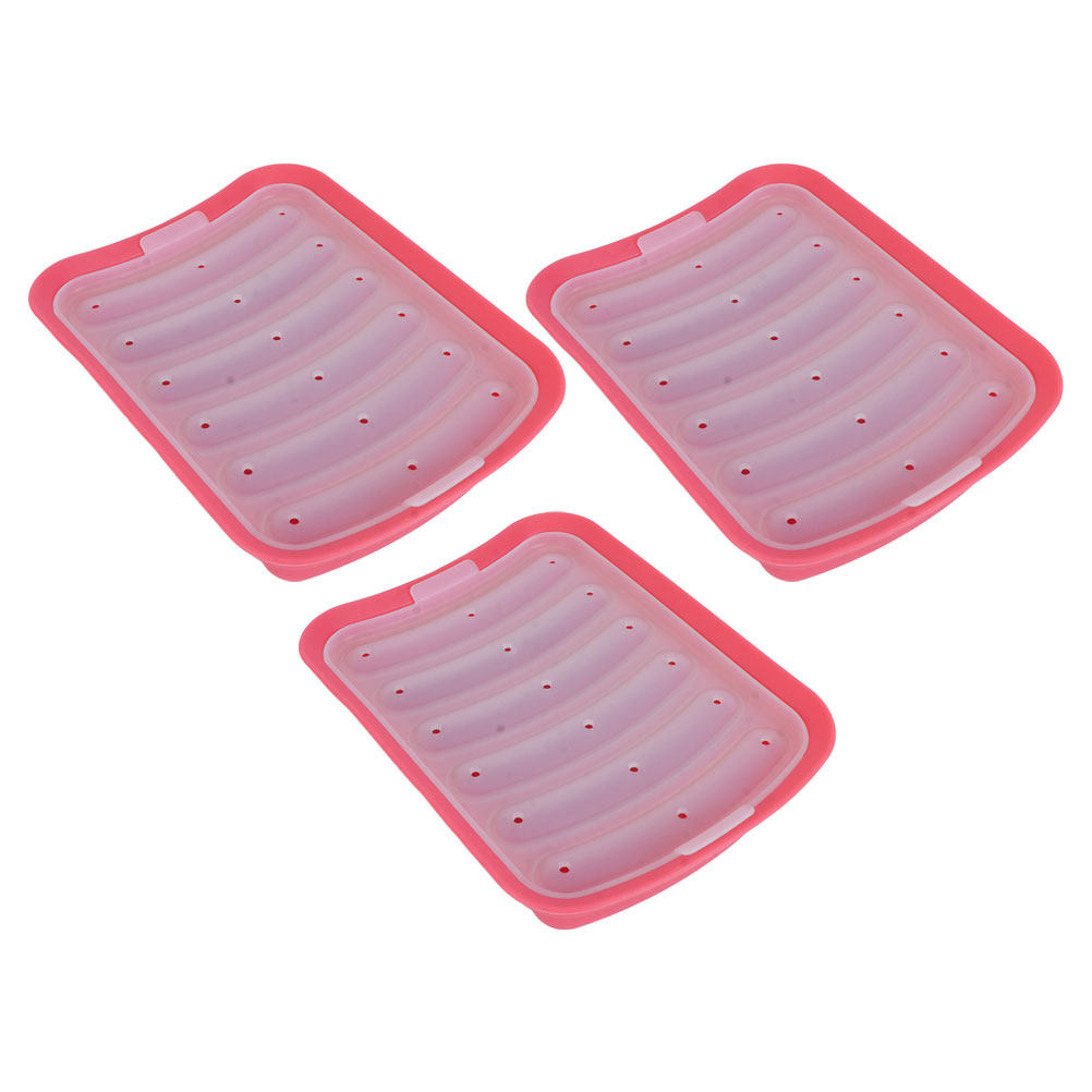 Homemade Food Snacks - 3Pcs Silicone Baking Moulds DIY Hot