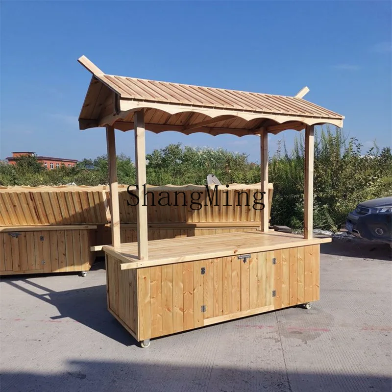 CL outdoor mobile truck wooden - Snacks Food Stall avis et prix