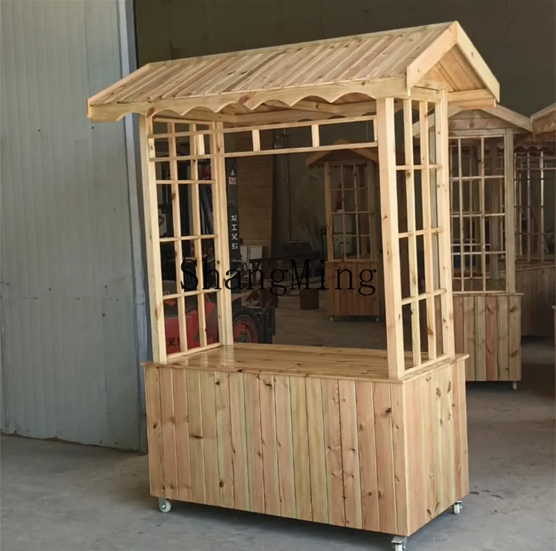 CL outdoor mobile truck wooden - Snacks Food Stall avis et prix