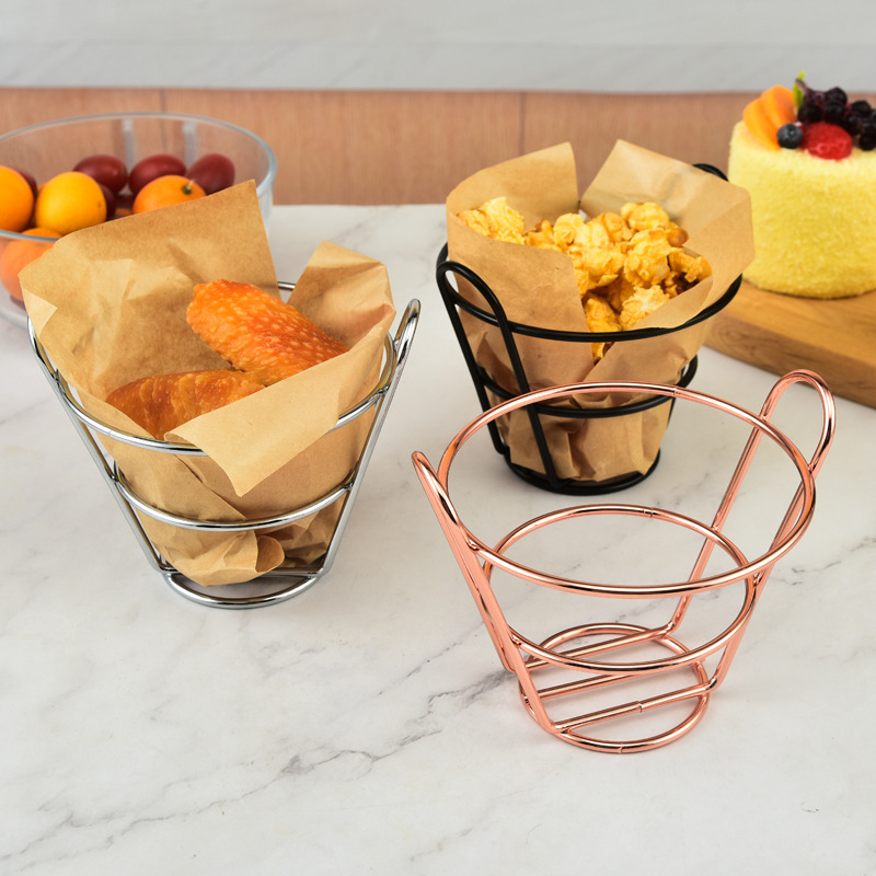 Iron small food basket Bar fri - Food Snacks With Iron avis et prix