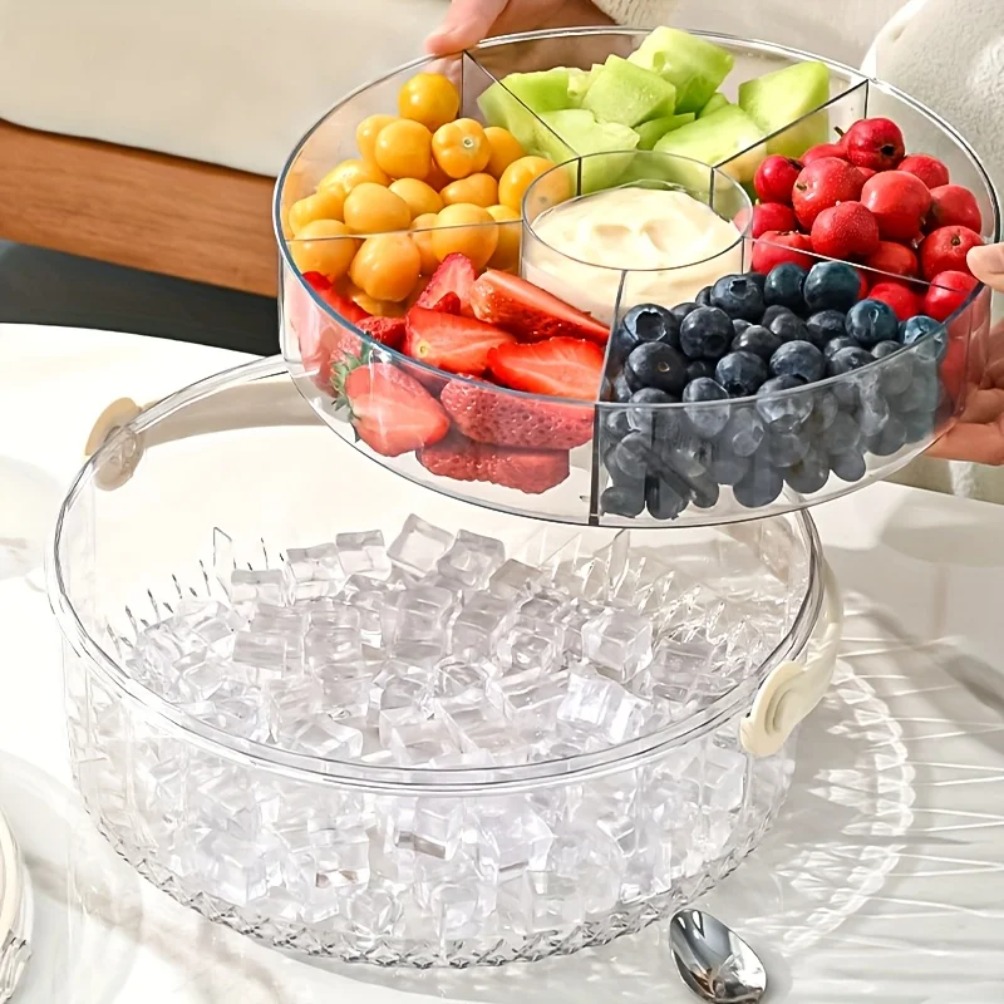 Plastic Refrigerator Spins Fru - Food Platter Snacks avis et prix