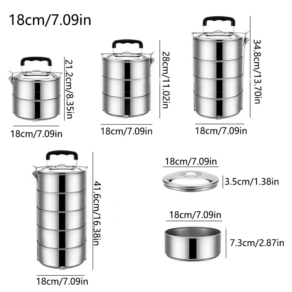 Round Stackable Lunch Snack Bo - Snacks Food Warmer avis et prix