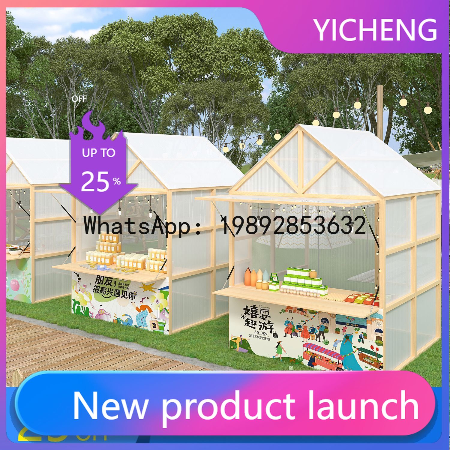 Z2-28Event Stall Rack Internet - Food Snacks With Iron avis et prix