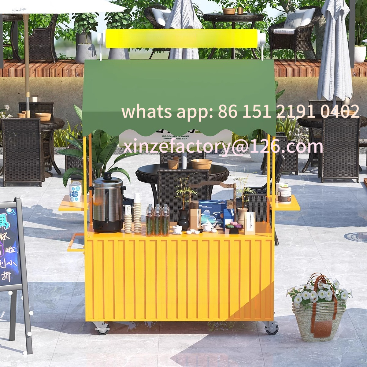 Customizable Convenient Mobile - Snacks Food Stall avis et prix