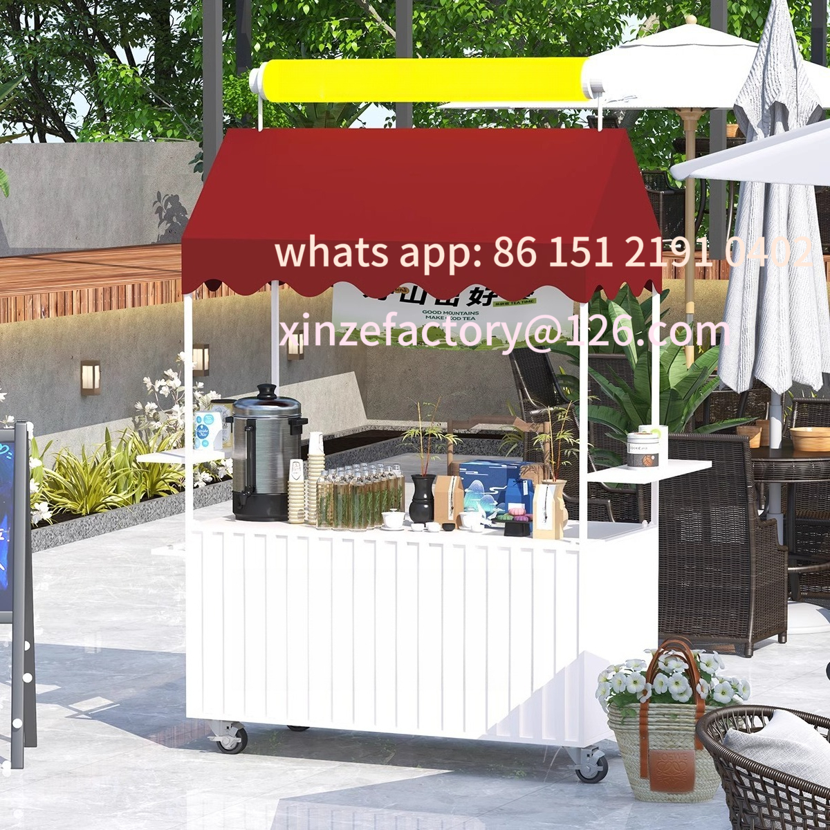 Customizable Convenient Mobile - Snacks Food Stall avis et prix