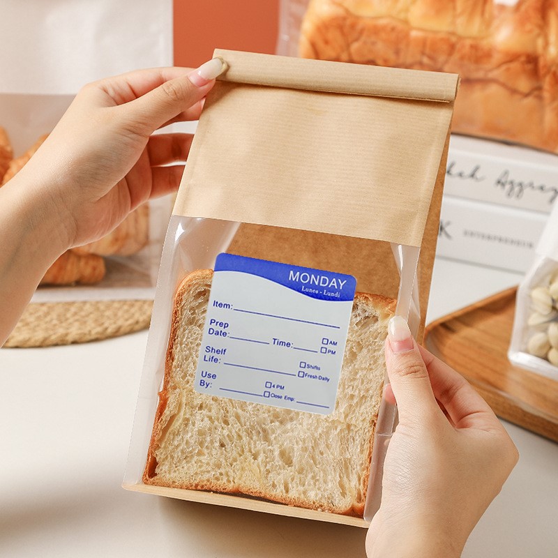 250Pcs/Roll Kitchen Date Food  - Food Snacks Label avis et prix