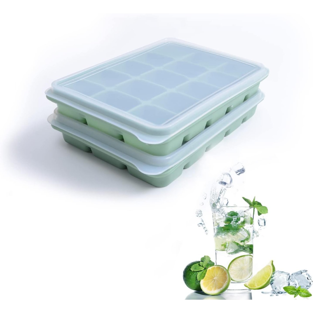 Bamboo Green Silicone Ice Cube - Homemade Food Snacks avis et prix