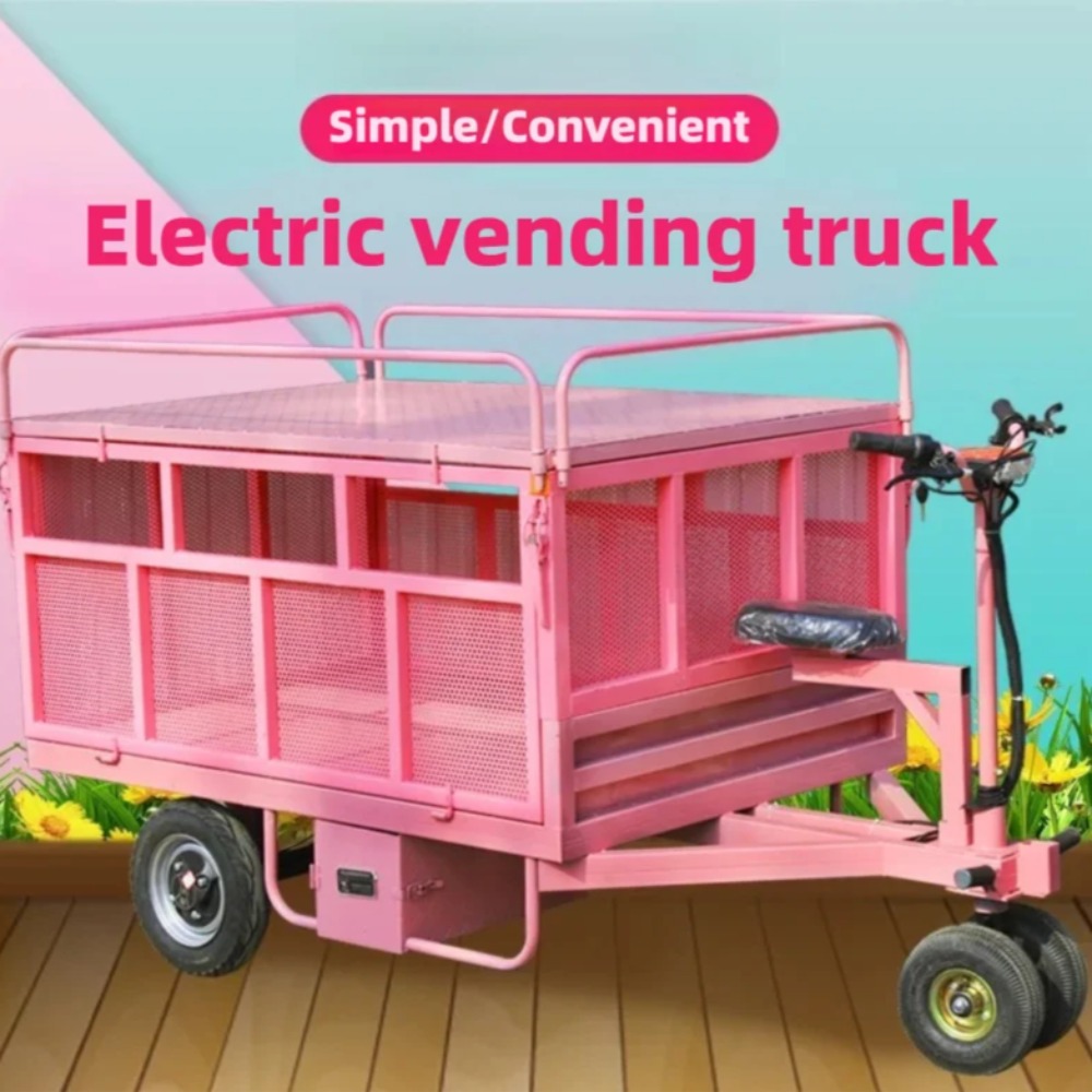 3 Wheel Electric Flat Cart Rev - Snacks Food Stall avis et prix