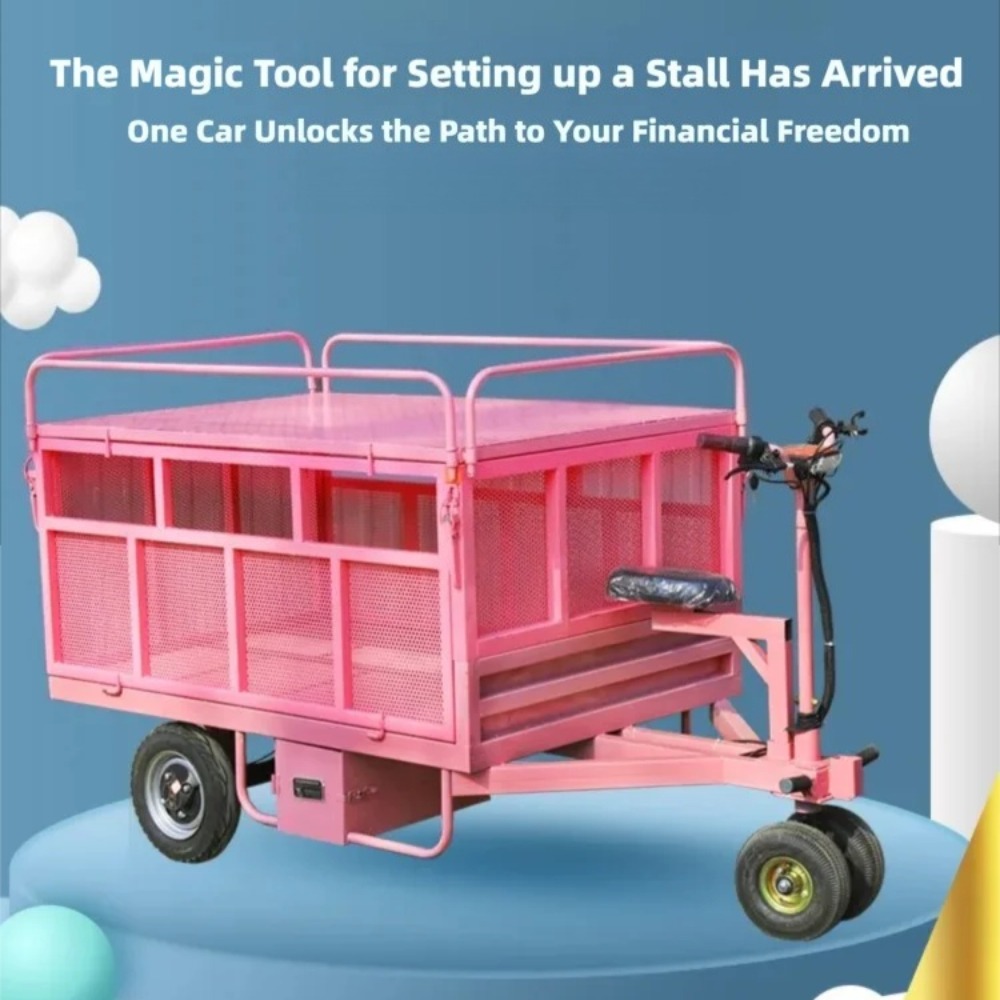 3 Wheel Electric Flat Cart Rev - Snacks Food Stall avis et prix
