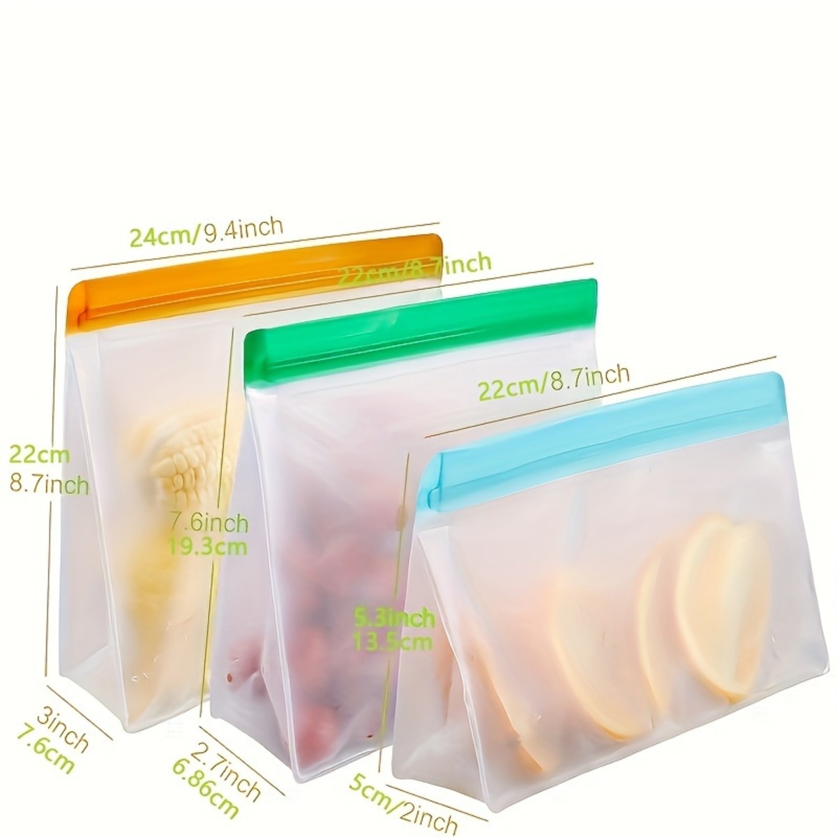 3Pcs Reusable Airtight Leakpro - Homemade Food Snacks avis et prix