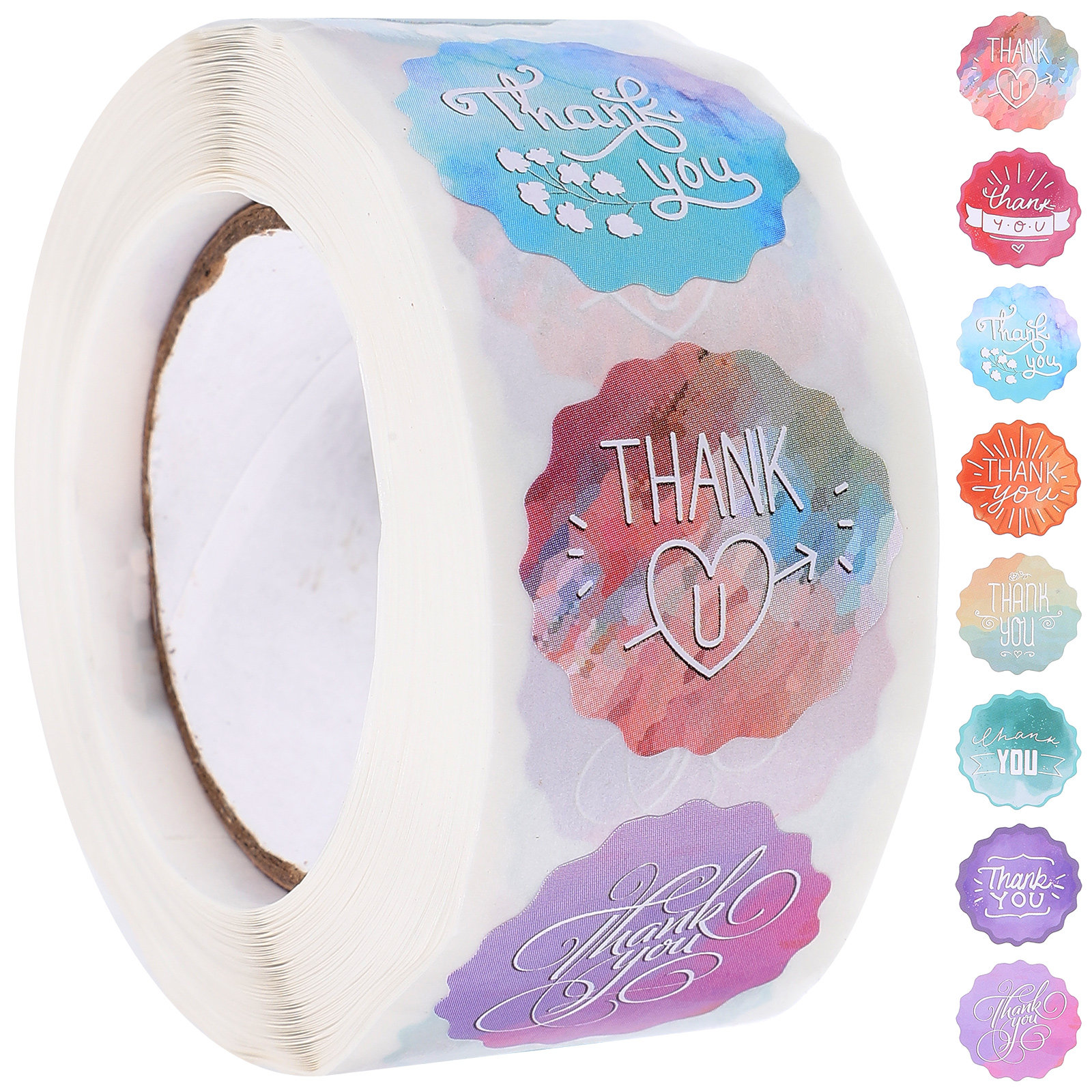 1 Roll Self-Adhesive Thank You - Food Snacks Label avis et prix