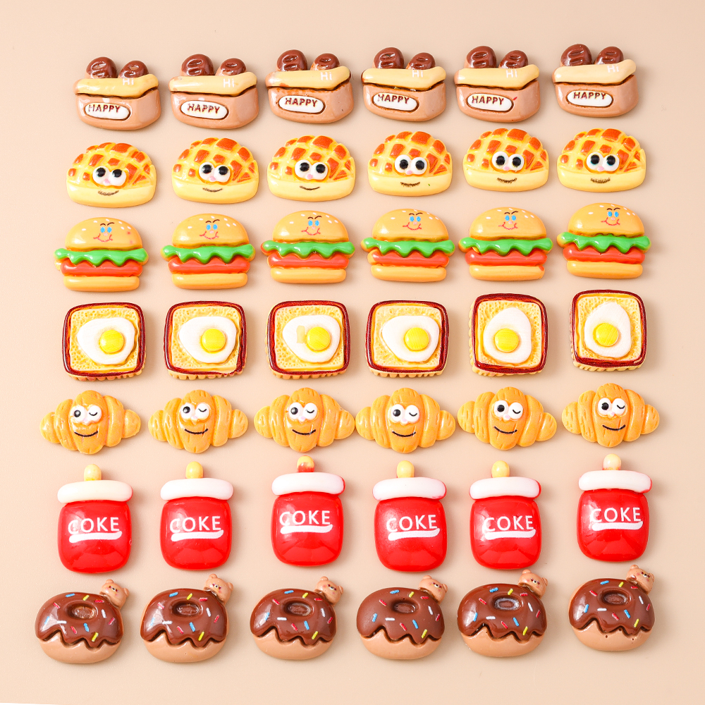 Leslie 15pcs Cute Resin Miniat - Zinc Food Snacks avis et prix