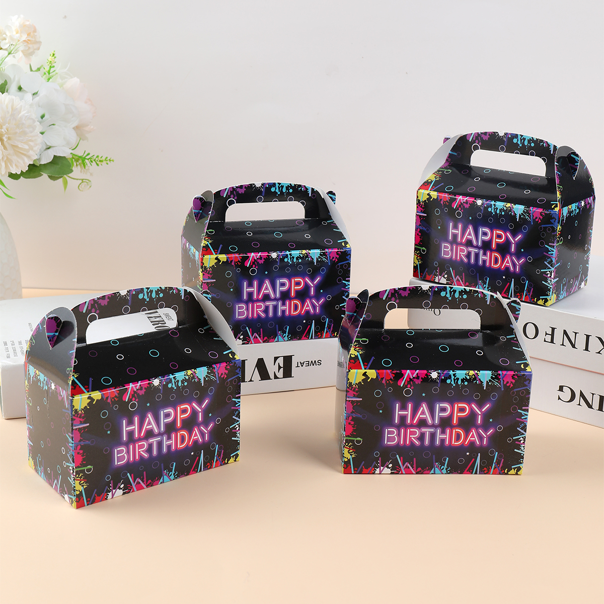 Fluorescent Candy Box Paper Ca - Food Snacks Candy avis et prix