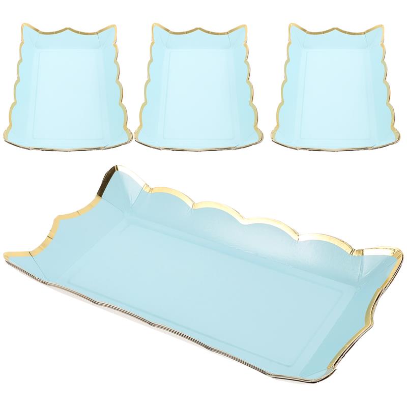 4pcs Disposable Serve Tray Foo - Food Platter Snacks avis et prix