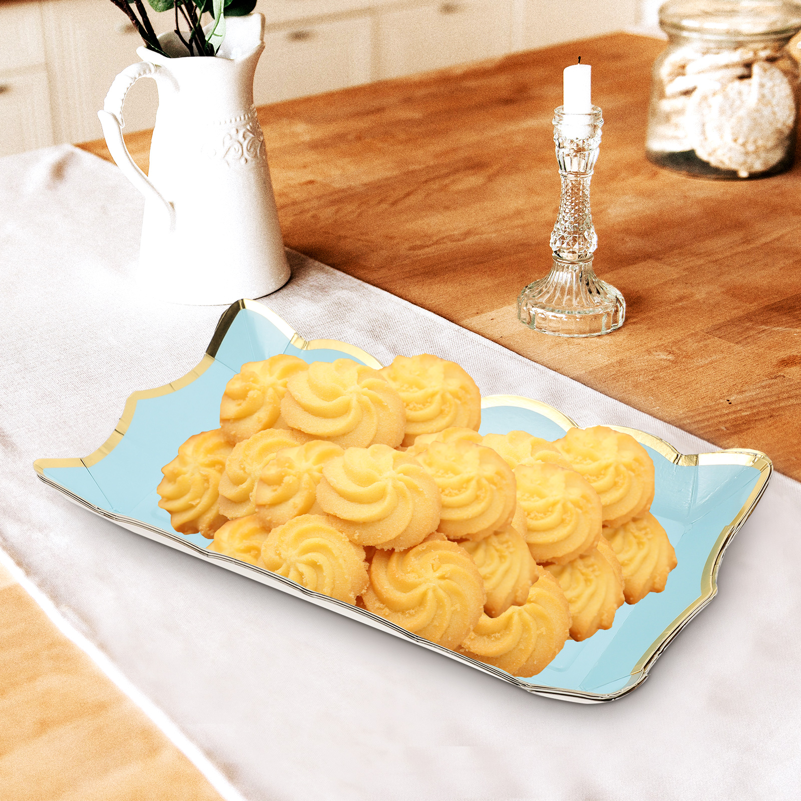 4pcs Disposable Serve Tray Foo - Food Platter Snacks avis et prix