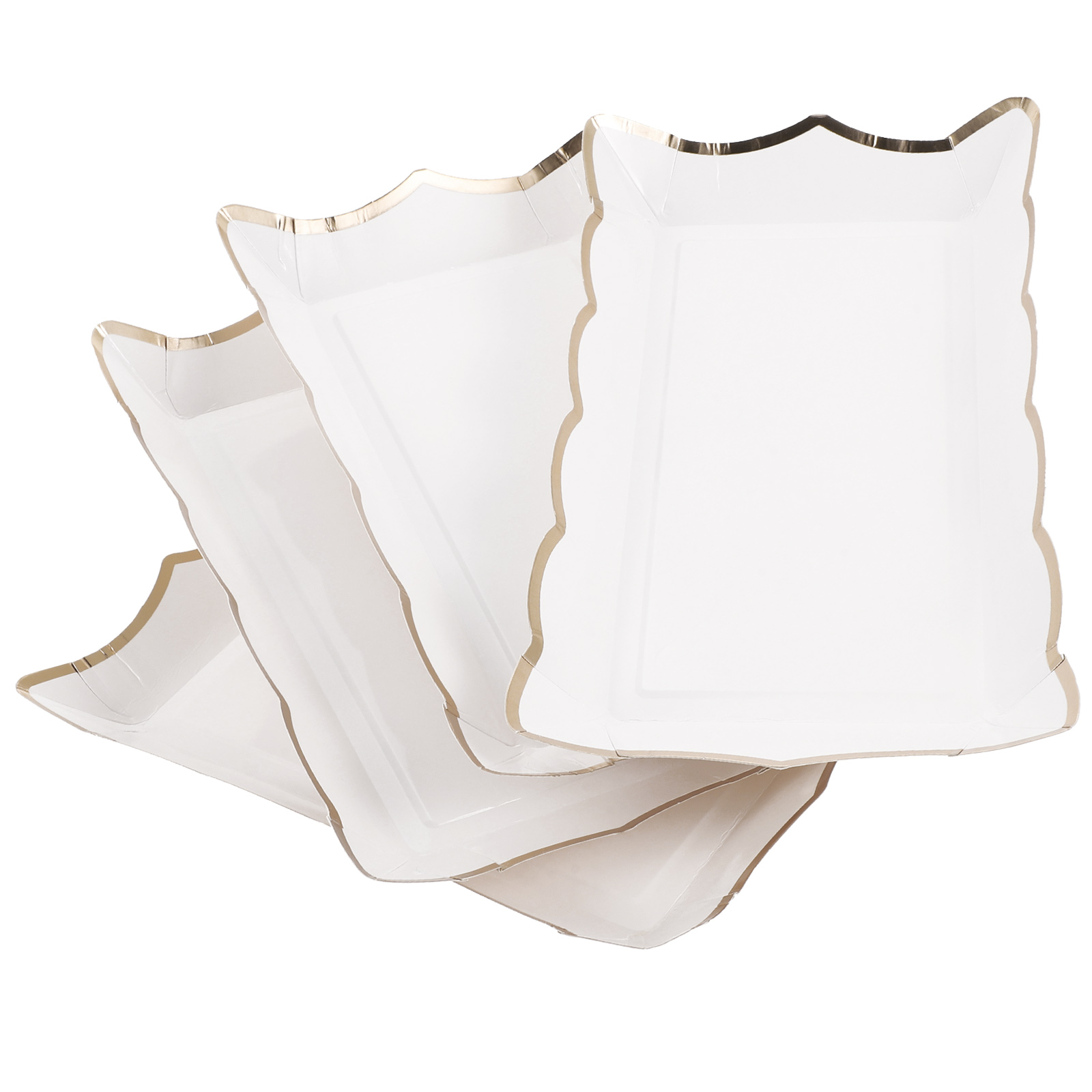 4pcs Disposable Serve Tray Foo - Food Platter Snacks avis et prix