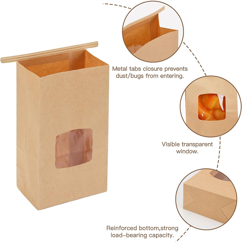 10Pcs Bakery Bags, Window Seal - Food Snacks For School avis et prix