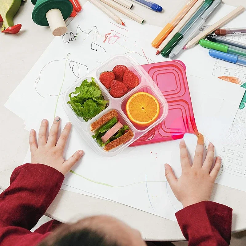 Plastic Bento Snack Box Reusab - Food Snacks For School avis et prix