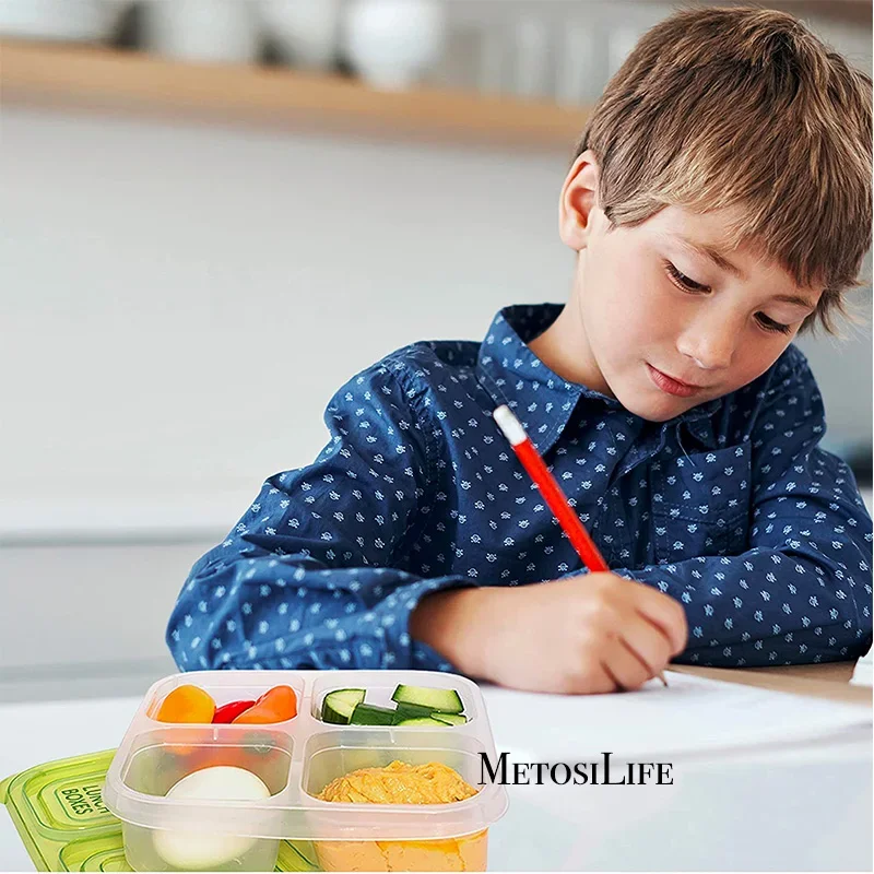 Plastic Bento Snack Box Reusab - Food Snacks For School avis et prix