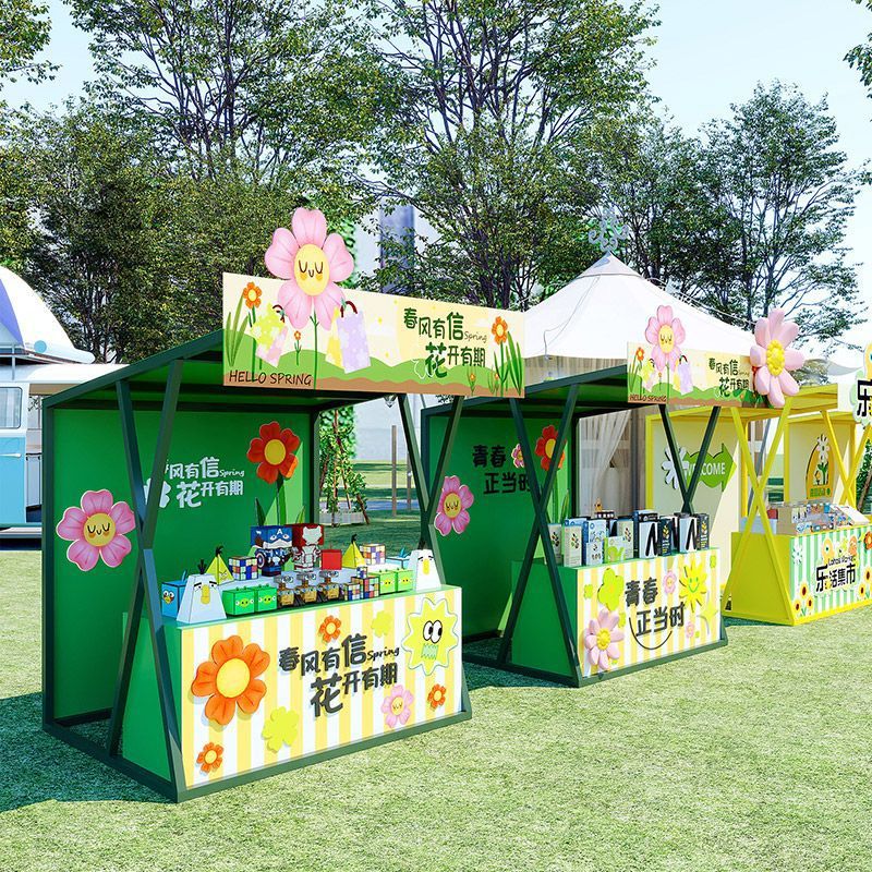 Outdoor square stall rack mark - Snacks Food Stall avis et prix