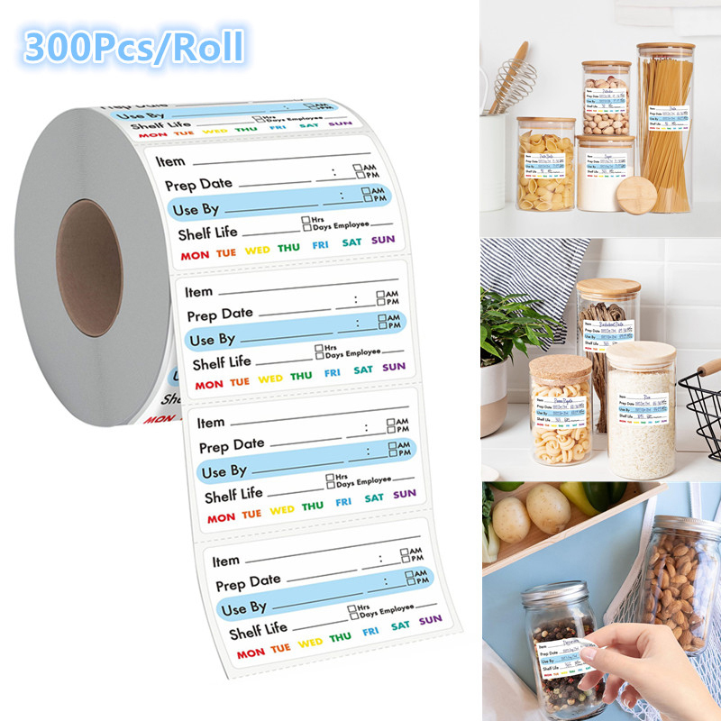 ^300Pcs/Roll Kitchen Date Food - Food Snacks Label avis et prix