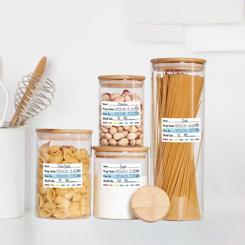 300Pcs/Roll Kitchen Date Food  - Food Snacks Label avis et prix