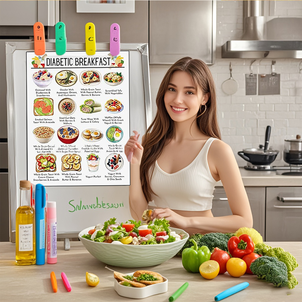 12pcs Diabetic Meal Planner Un - Food Snacks Options avis et prix