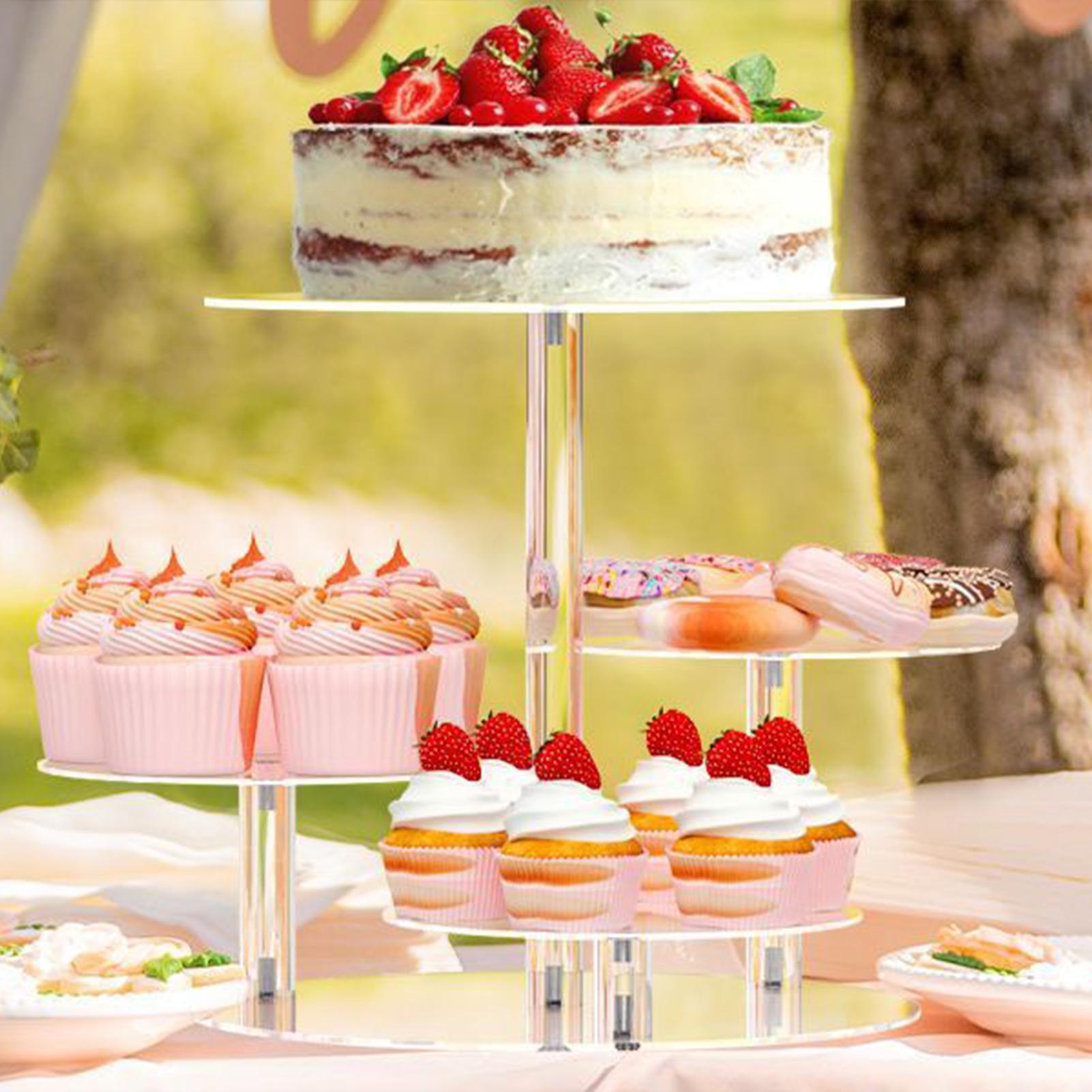 Cupcake Holder Stand Acrylic 4 - Food Snacks Candy avis et prix