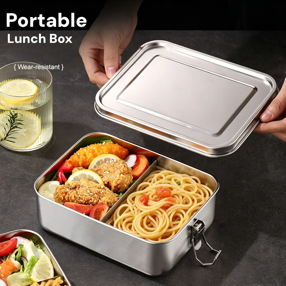 Stainless Steel Bento Box Meta - Food Snacks For School avis et prix