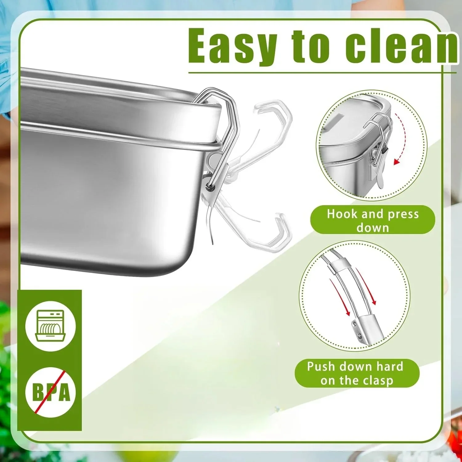 Stainless Steel Bento Box Meta - Food Snacks For School avis et prix