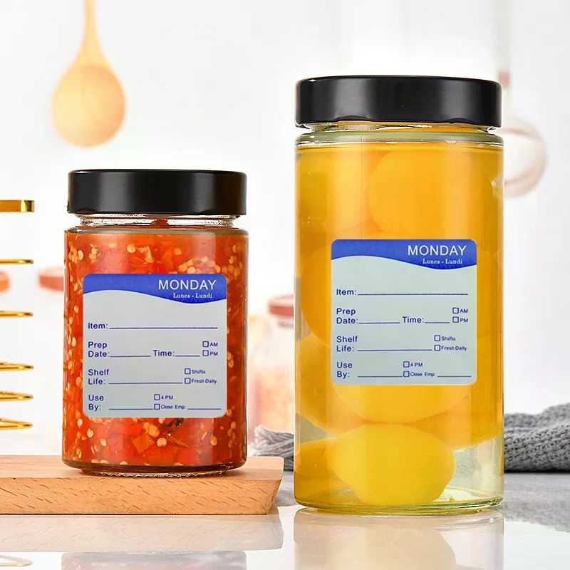 250Pcs/Roll Kitchen Date Food  - Food Snacks Label avis et prix