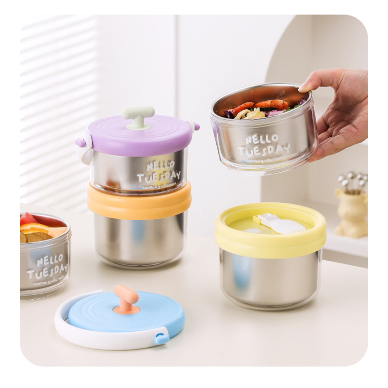 Double Layer Lunch Box 304 Sta - Food Snacks For School avis et prix
