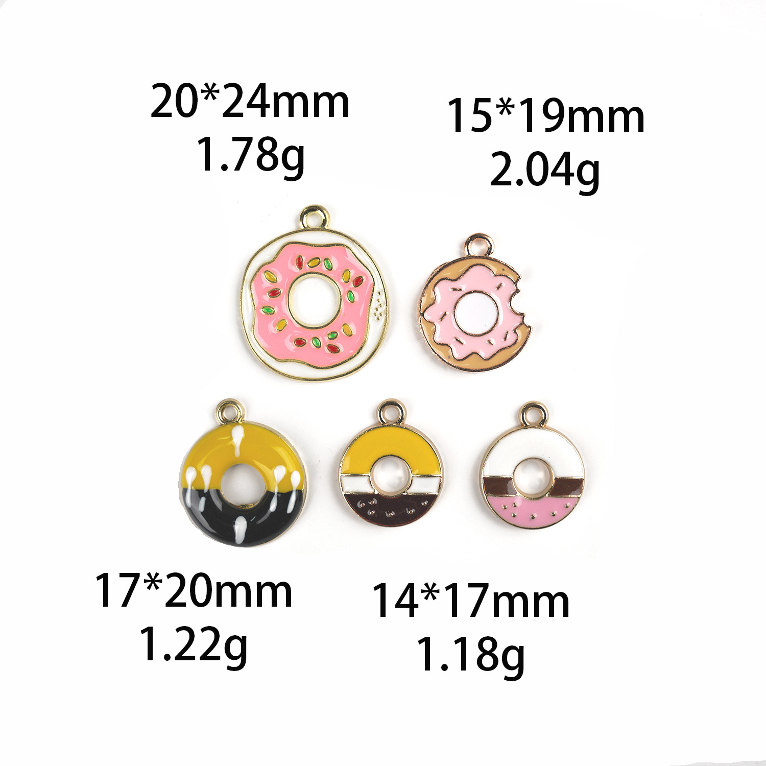 10 Pcs Colorful Enamel Cute Do - Zinc Food Snacks avis et prix