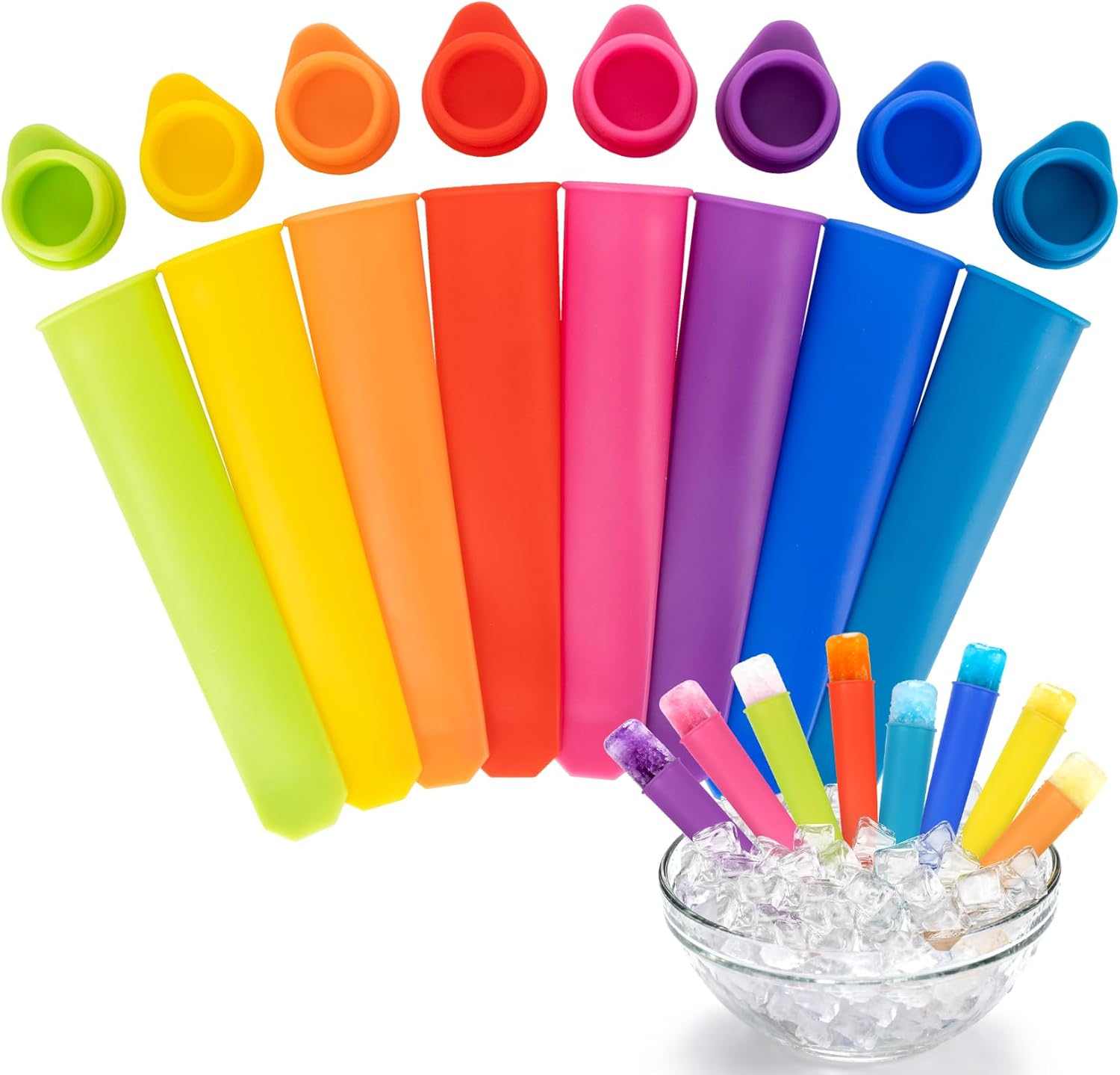 8 PCS Silicone Popsicle Molds  - Homemade Food Snacks avis et prix