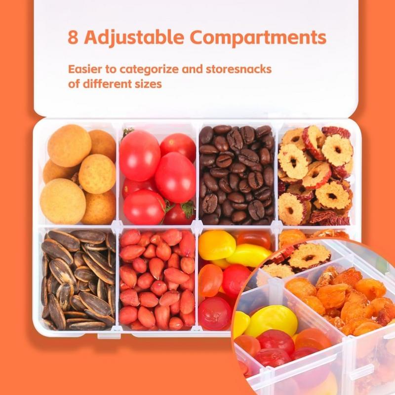 8 Grid Pill Case Snackle Box C - Food Snacks With Iron avis et prix