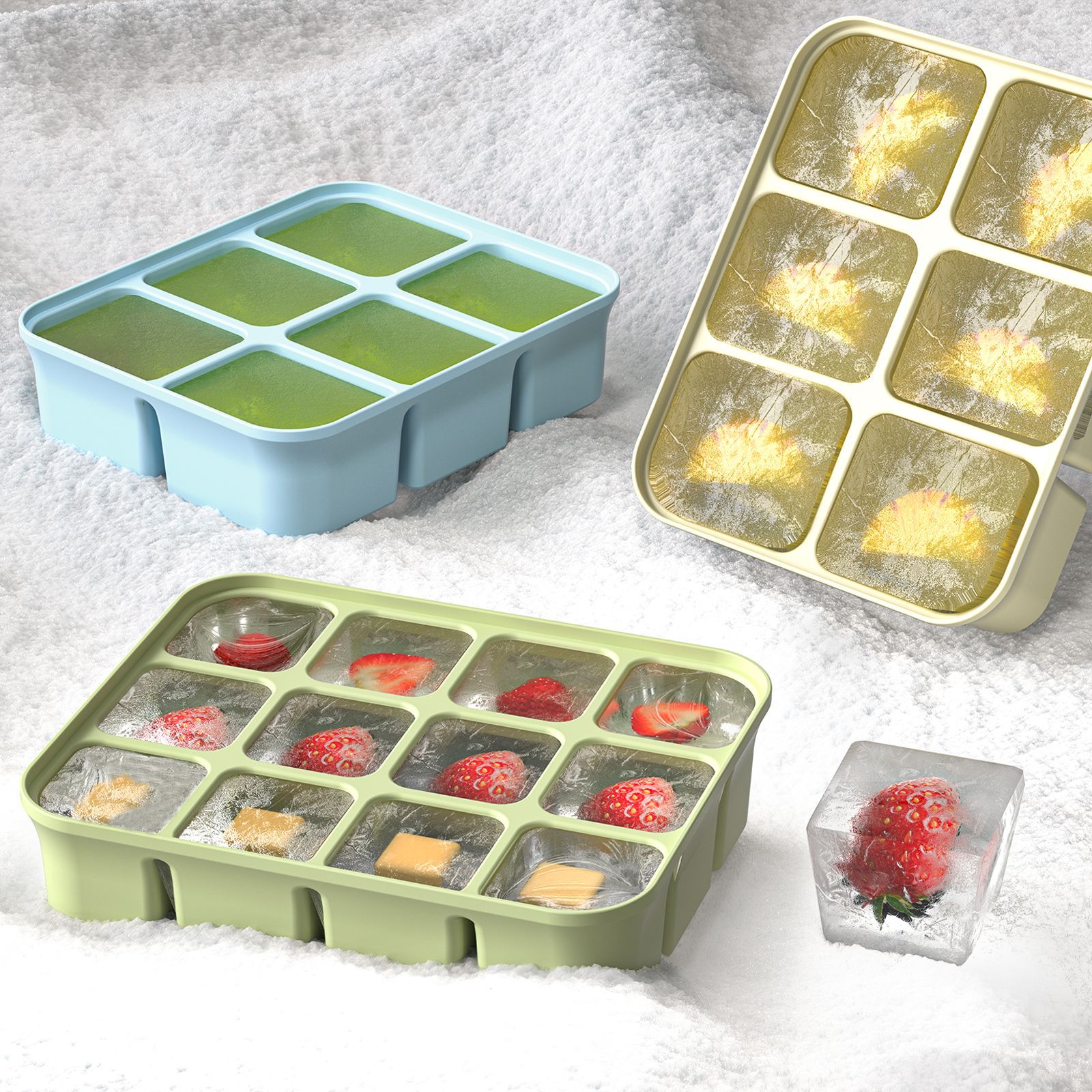 3Pcs Silicone Baby Food Freeze - Homemade Food Snacks avis et prix