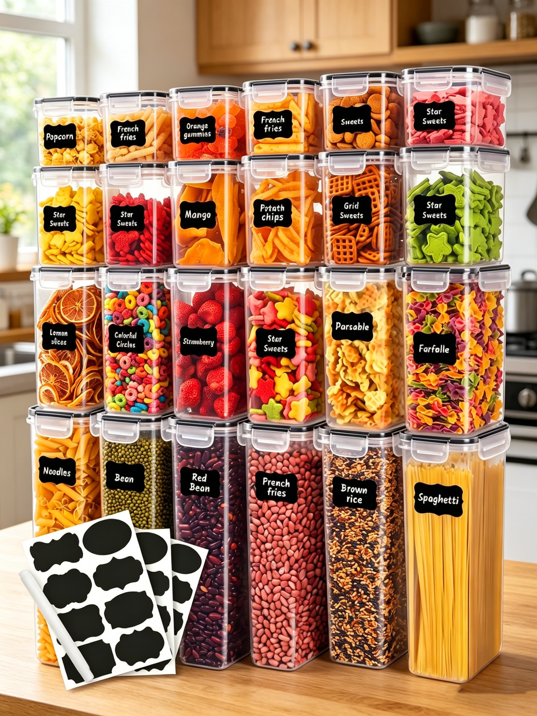 42PCS-Kitchen,Airtight food st - Food Warehouse Snacks avis et prix