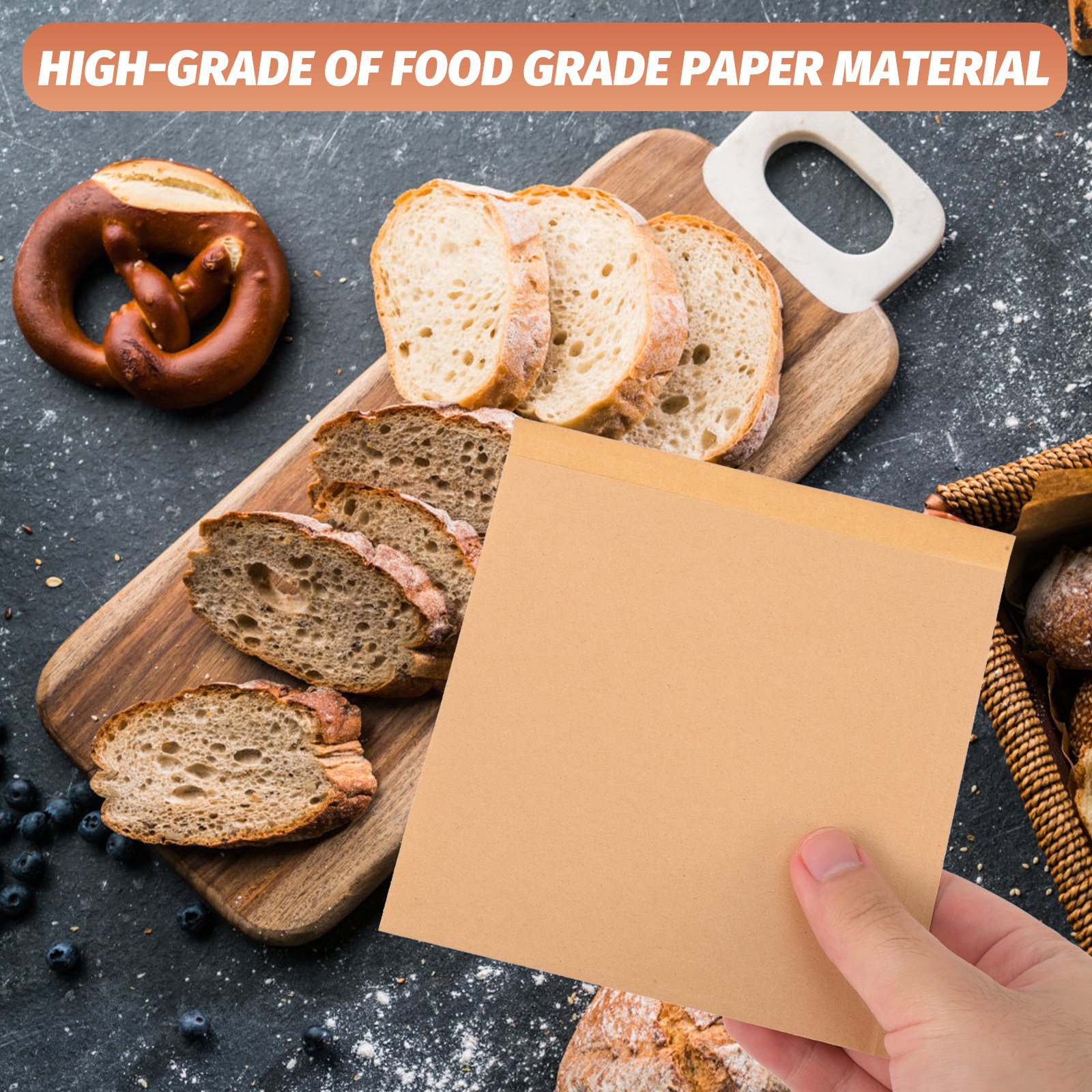 200Pcs Premium Food Safe Kraft - Food Snacks Candy avis et prix