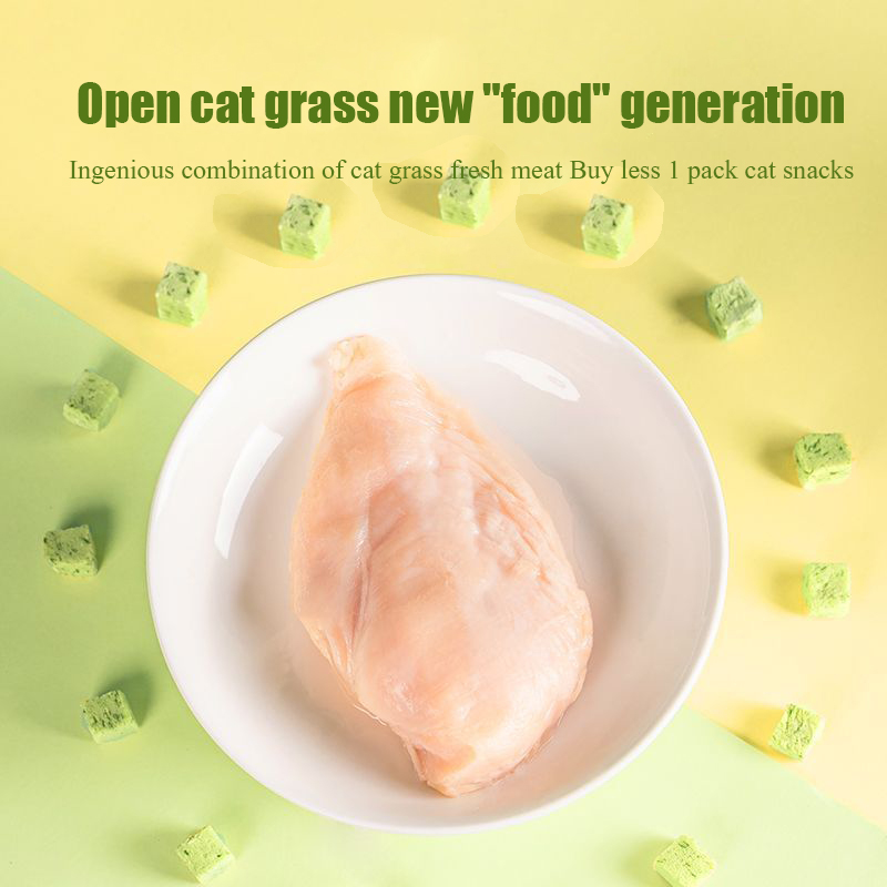 Cat grass freeze-dried meat sq - Snacks Food Ready To Eat avis et prix
