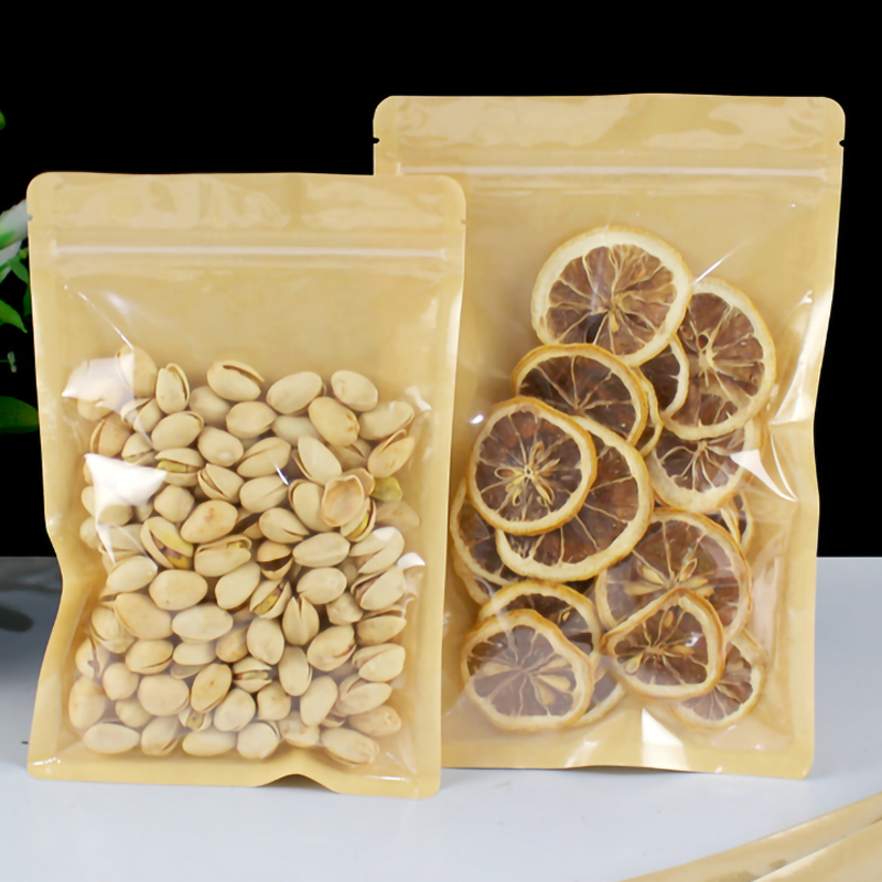 100pcs Eco-friendly Kraft Pape - Food Snacks For School avis et prix
