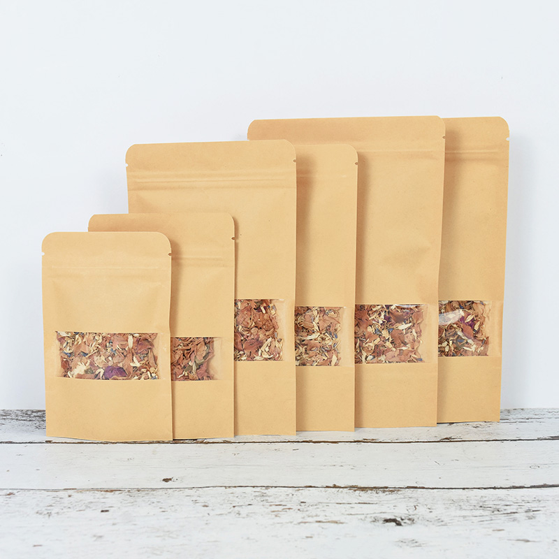 20/50pcs Kraft Paper Zip Lock  - Food Snacks For School avis et prix