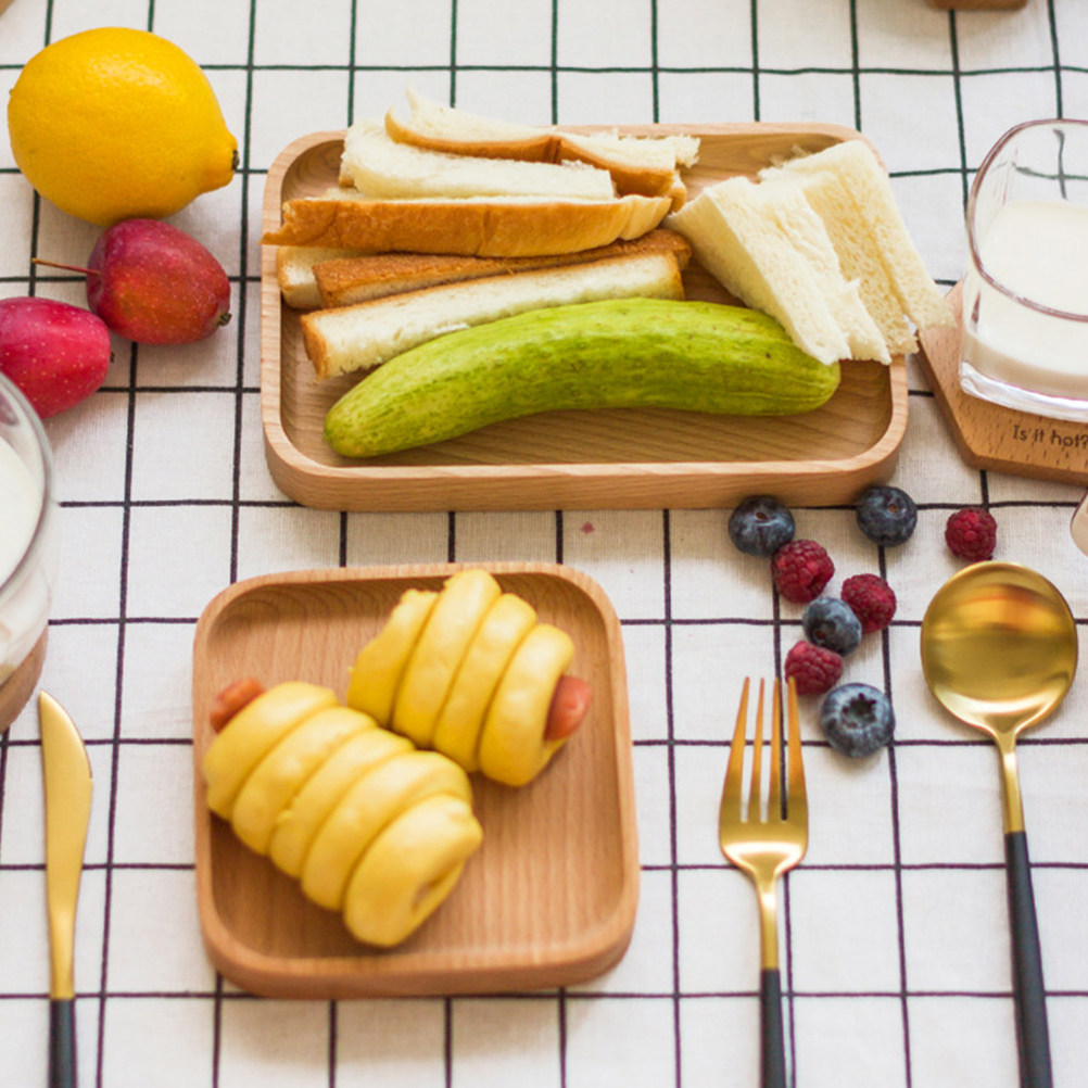 Eco Friendly Beechwood Square  - Food Platter Snacks avis et prix