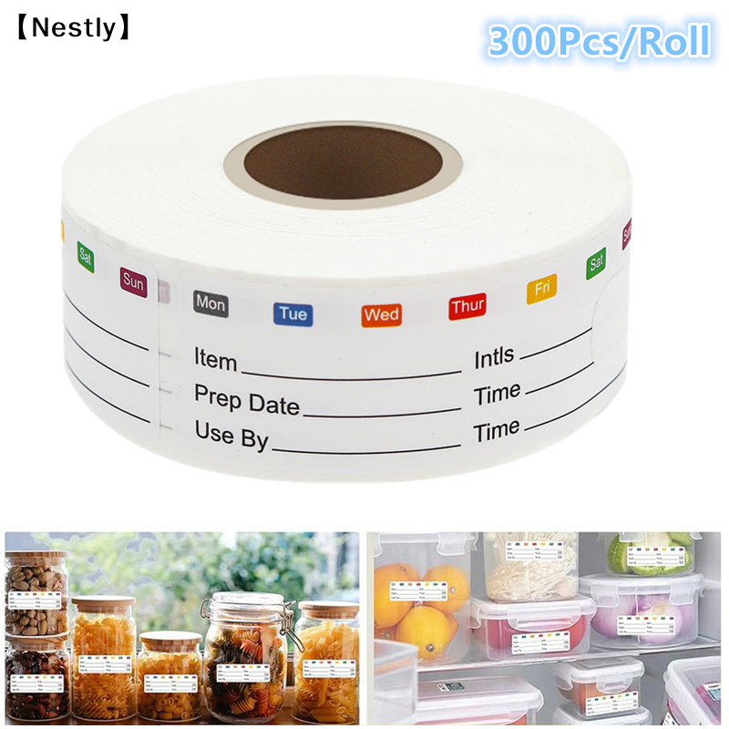 300Pcs/Roll Kitchen Date Food  - Food Snacks Label avis et prix