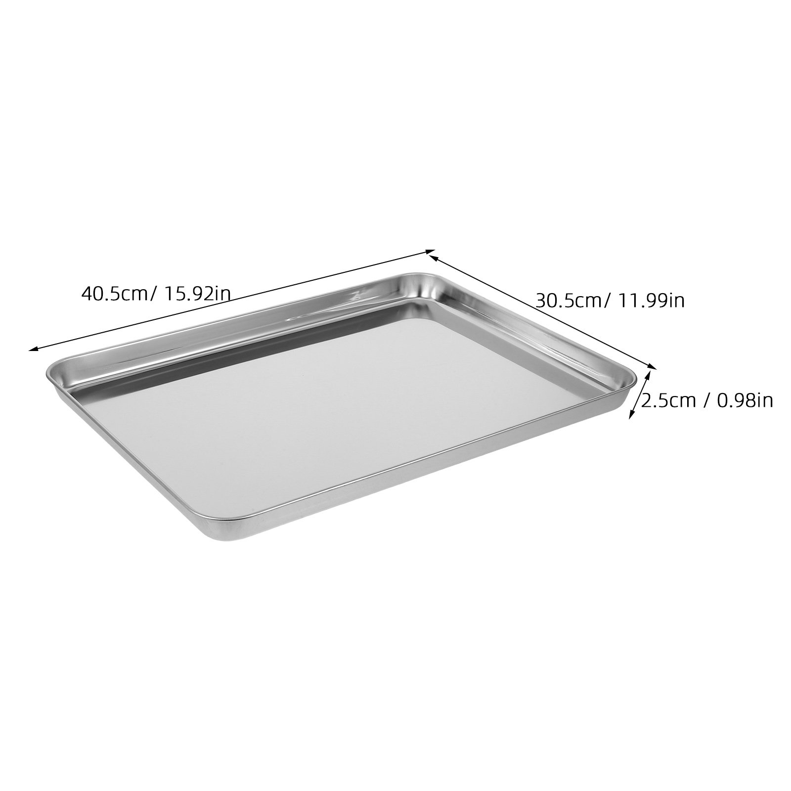 Polished Stainless Steel Recta - Food Platter Snacks avis et prix