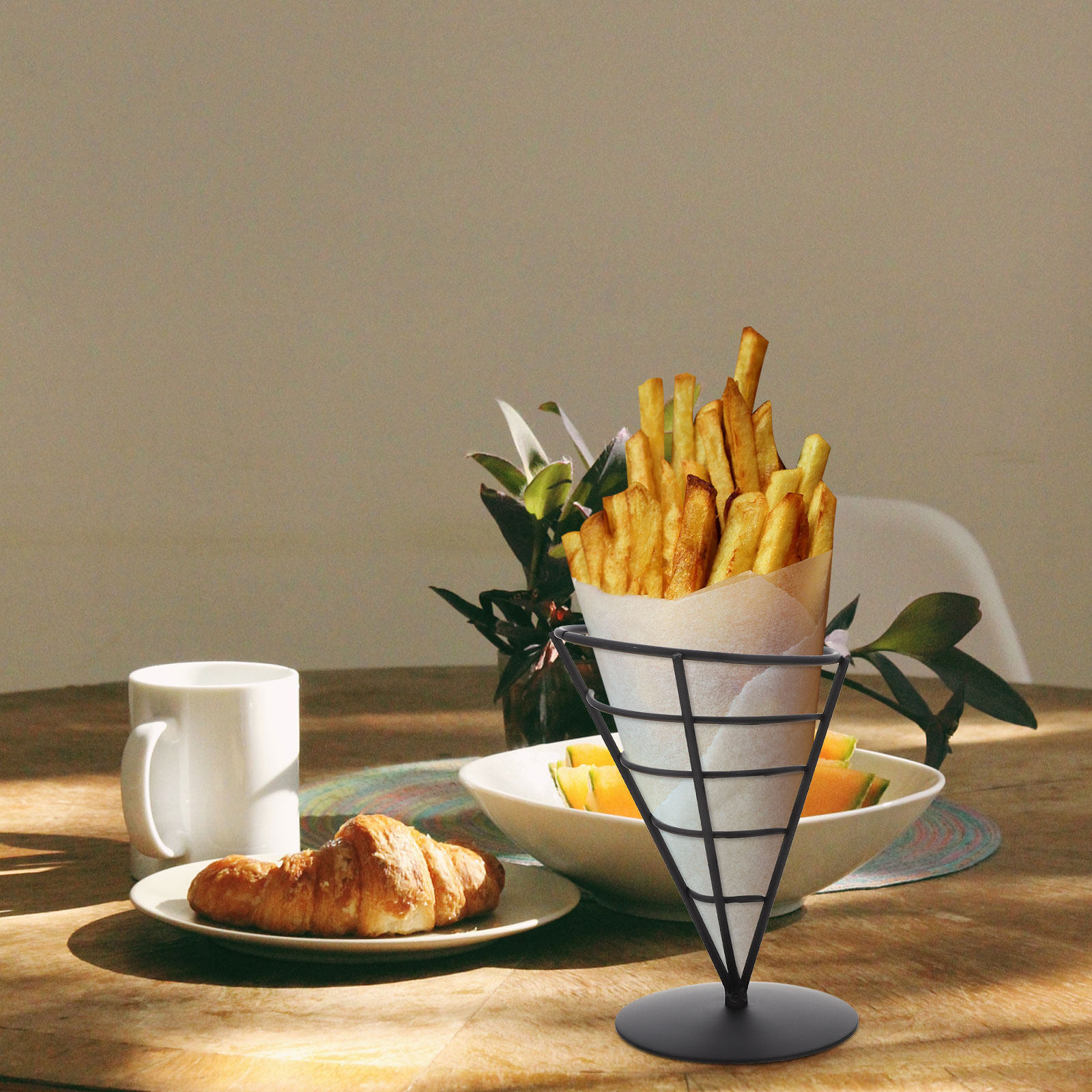 Iron French Fries Rack Sturdy  - Food Snacks With Iron avis et prix