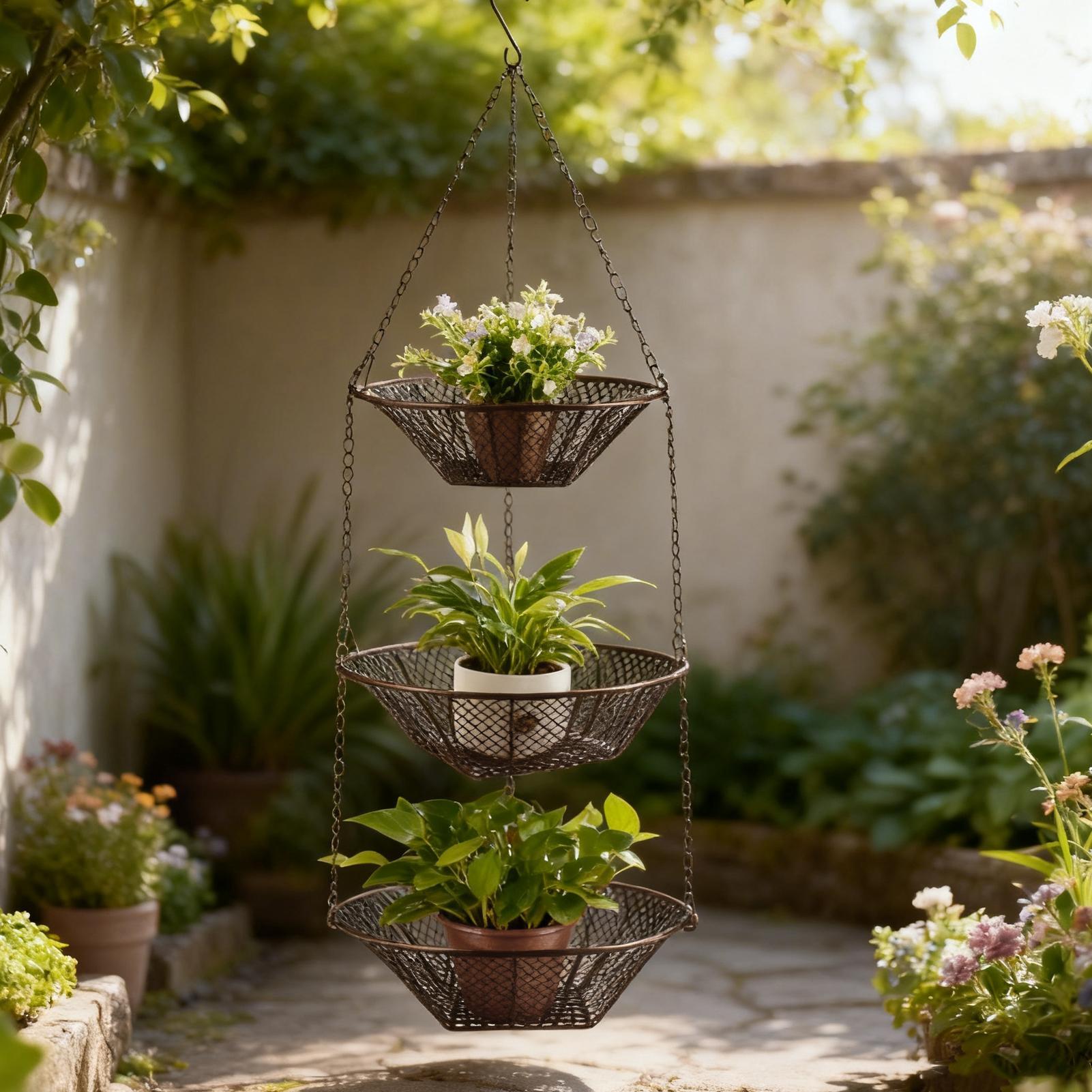 Fruit Basket 3-Tier Iron Holde - Food Snacks With Iron avis et prix