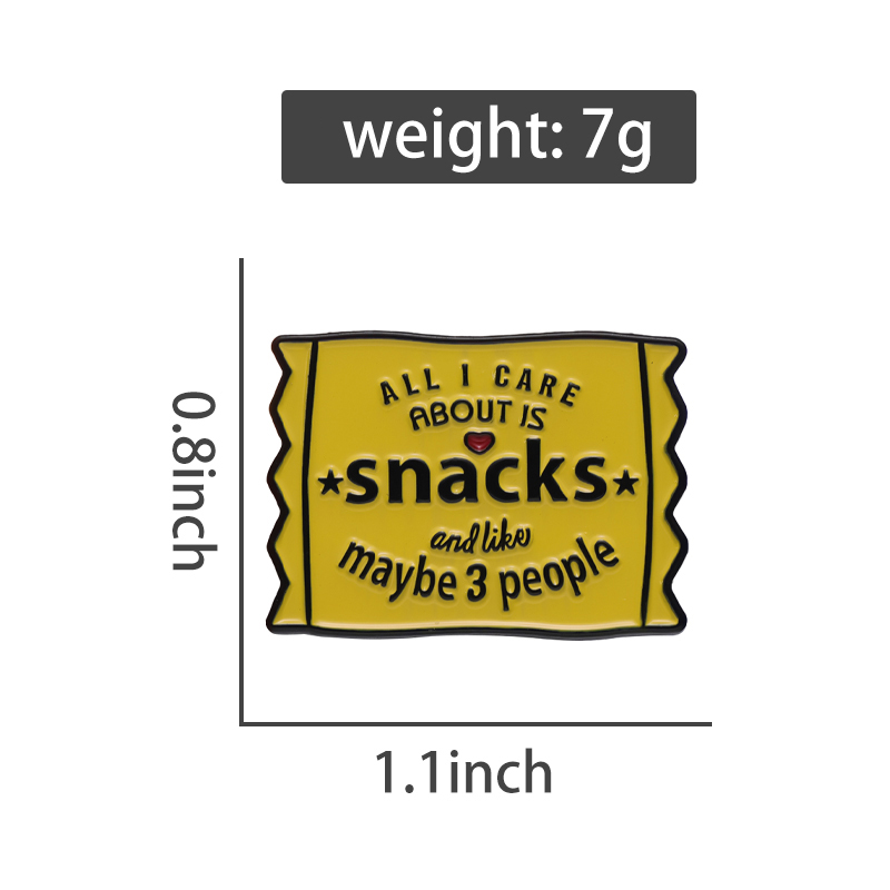 I only care about snacks, glas - Zinc Food Snacks avis et prix